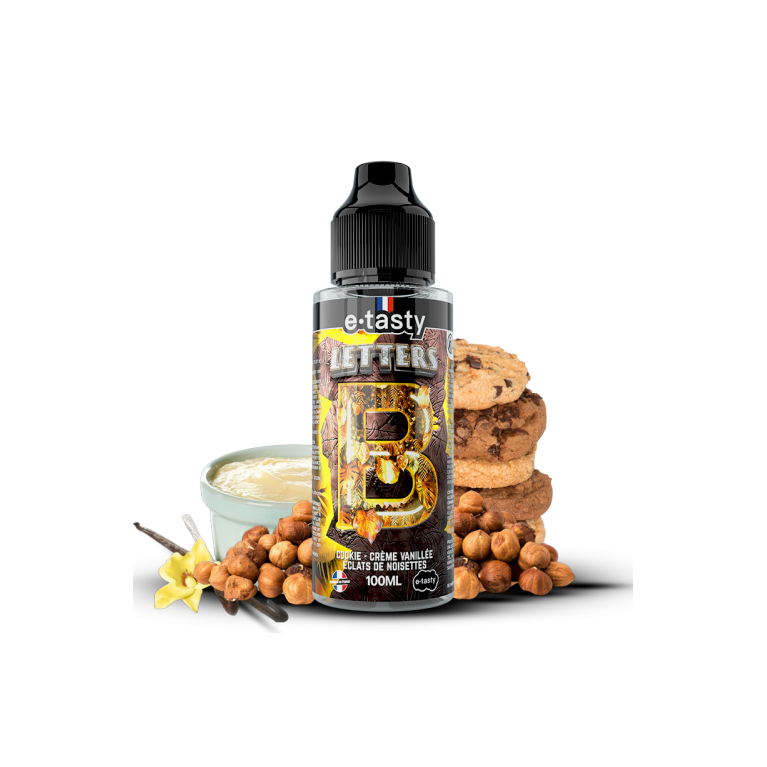 E-liquide Letters B 100ml de la marque E-tasty