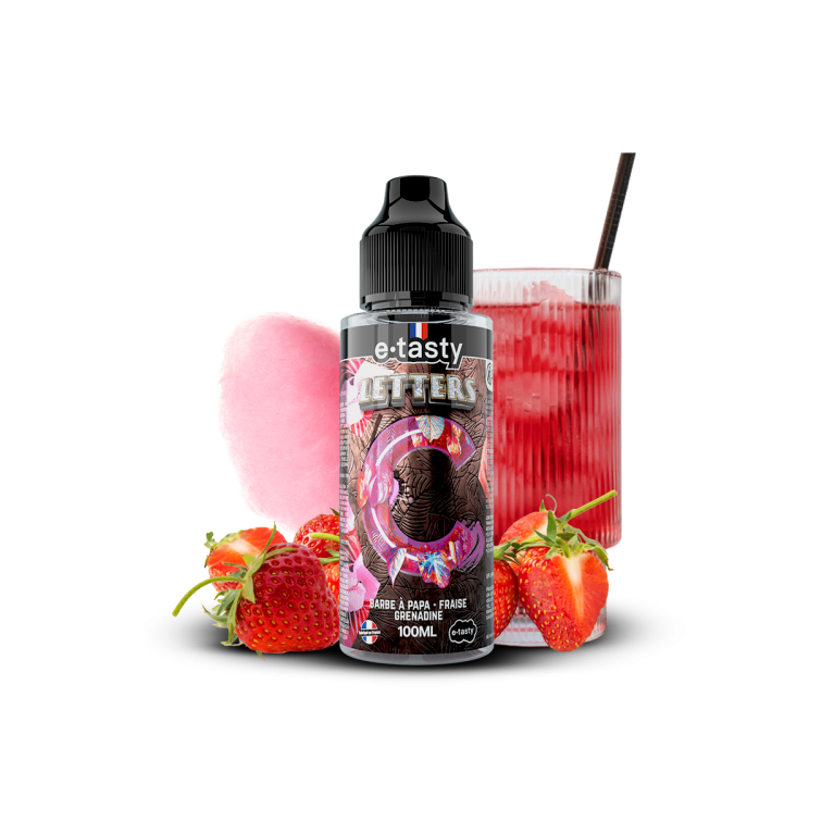 E-liquide Letters C 100ml de la marque E-tasty