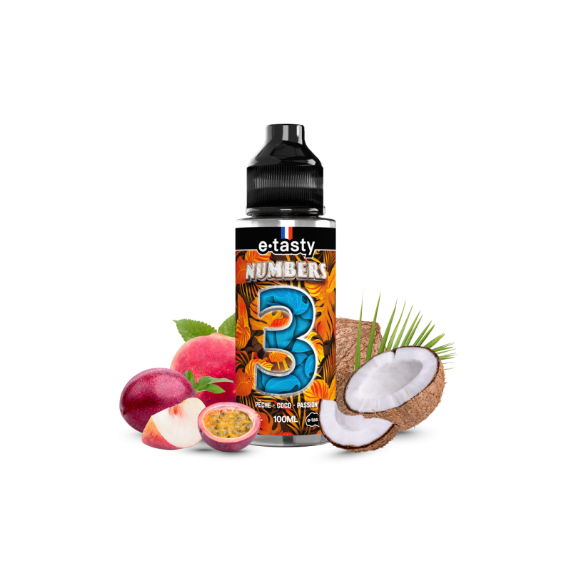 E-liquide Numbers 3 de la marque E-tasty chez Klopina