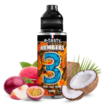 E-liquide Numbers 3 de la marque E-tasty chez Klopina