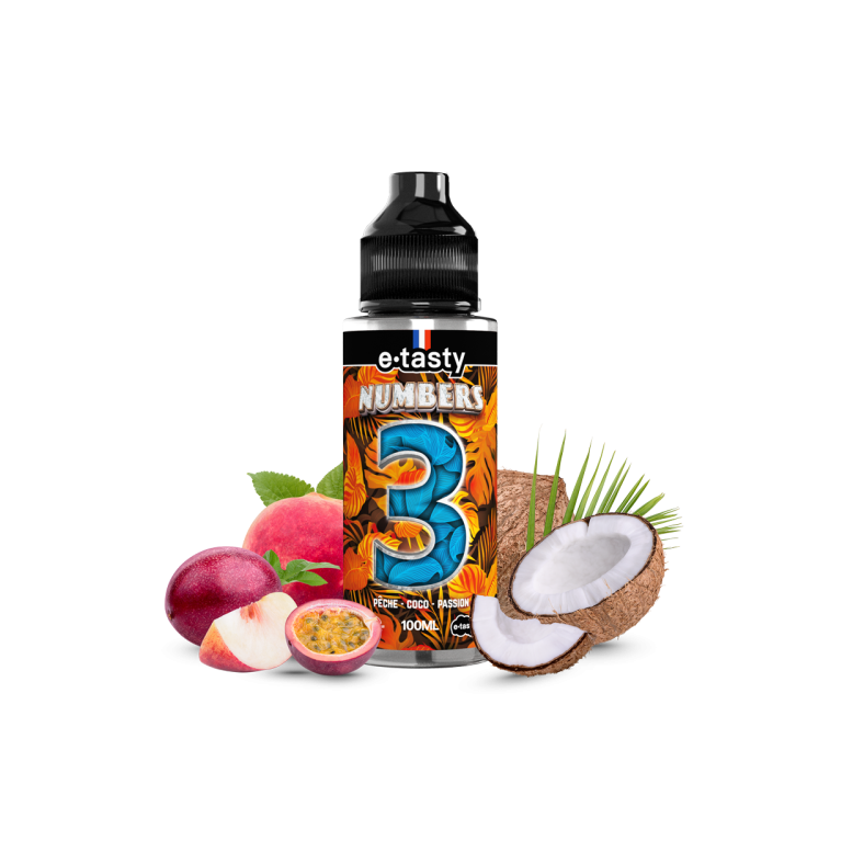 E-liquide Numbers 3 de la marque E-tasty chez Klopina