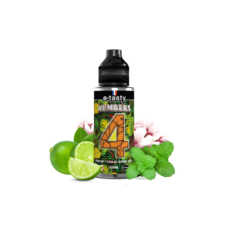 E-liquide Numbers 4 de la marque E-tasty chez Klopina