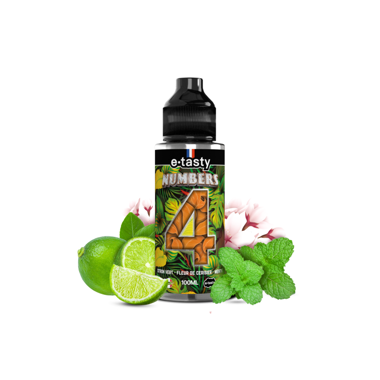 E-liquide Numbers 4 de la marque E-tasty chez Klopina