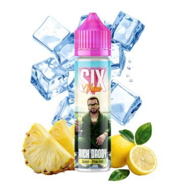 E-liquide Rich Daddy 50ml de la gamme SIX Vape chez Klopina