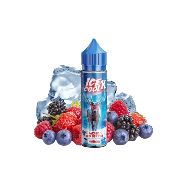E-liquide Mix Fruits Rouges 50ml de la gamme Ice cool X (Liquidarom)