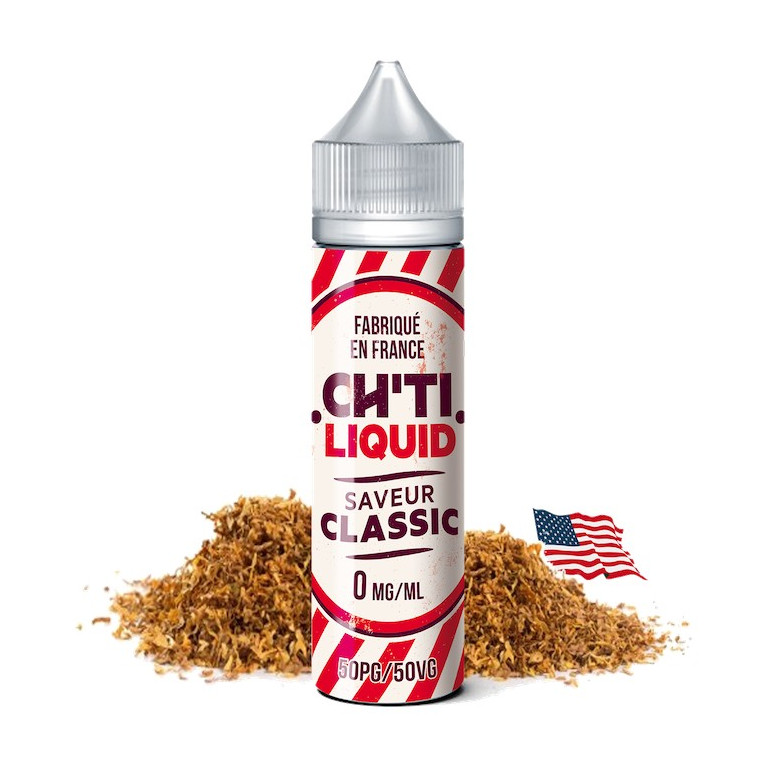 E-liquide Classic M 40ml de la marque Chti Liquid | Tabac blond