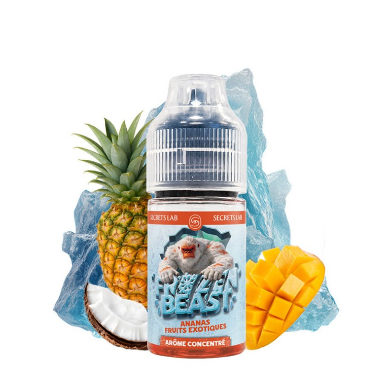 Concentré Frozen Beast Ananas Fruits Exotiques 30ml de la marque Secret's Lab
