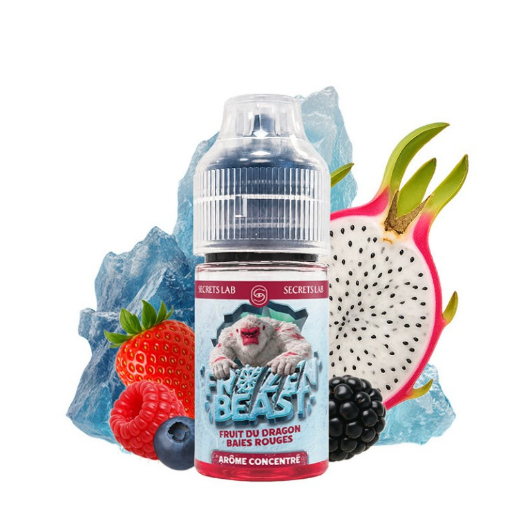 Concentré Frozen Beast Fruit du Dragon Baies rouges 30ml de la marque Secret's Lab