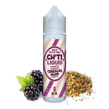 E-liquide Céréales Mûre 50ml de Chti Liquid | Fruité et savoureux
