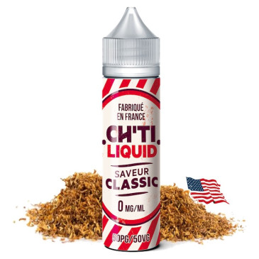 E-liquide Classic 40ml de la marque Chti Liquid | Tabac blond exquis