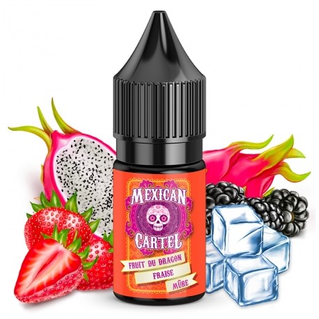 Concentré Fruit du dragon Fraise Mûre 10ml de la marque Mexican Cartel