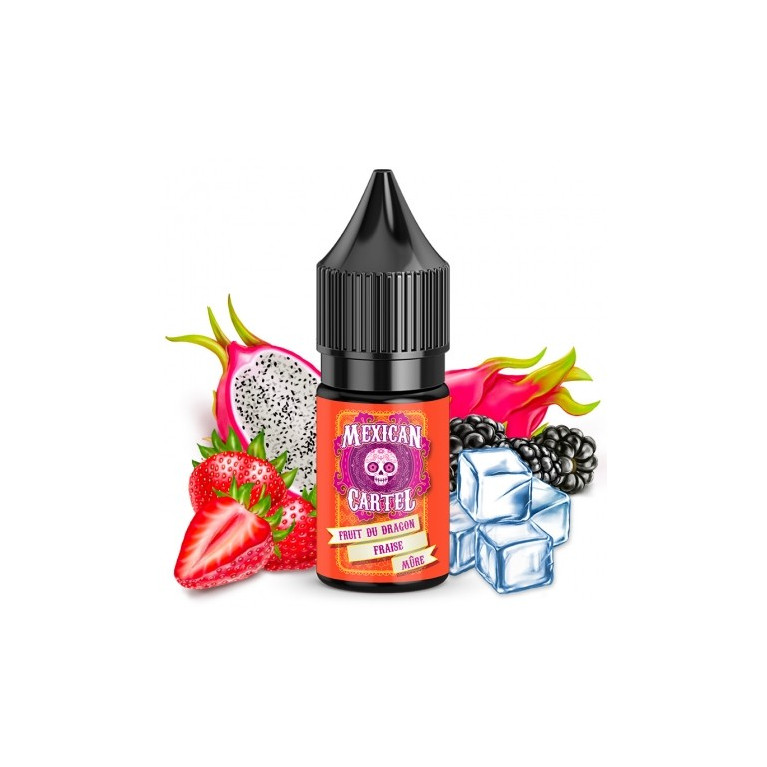 Concentré  Fruit Du Dragon Fraise Mûre de la marque Mexican Cartel