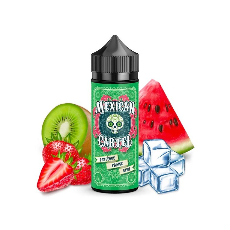 E-liquide Pastèque Fraise Kiwi de la marque Mexican Cartel| 