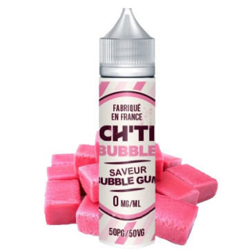 E-liquide Bubble Gum 40ml de la marque Chti Liquid | 