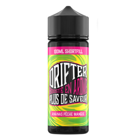 E-liquide Ananas Pêche Mangue 100ml de la marque Drifter