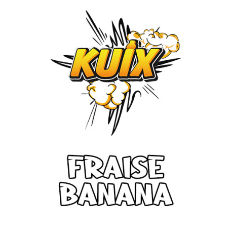 Cartouche Fraise Banana pour pod Kuix de la marque Liquide Lab