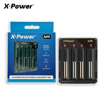 Chargeur d'accu M4 de la marque X-POWER chez Klopina