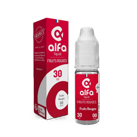 E-liquide Fruits Rouges de la marque Alfaliquid
