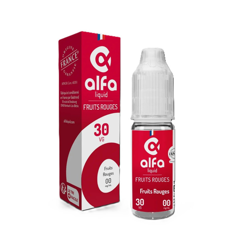 E-liquide Fruits Rouges de la marque Alfaliquid | Un fruitée chez Klopina