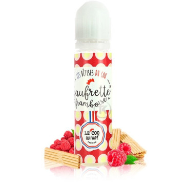 E-liquide Gaufrette Framboise 50ml de la gamme Les Bêtises du Coq