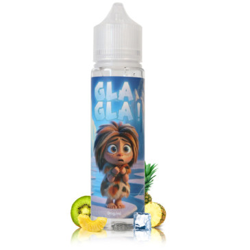 E-liquide Glagla Ananas Kiwi Jaune 50ml de la marque O'Jlab