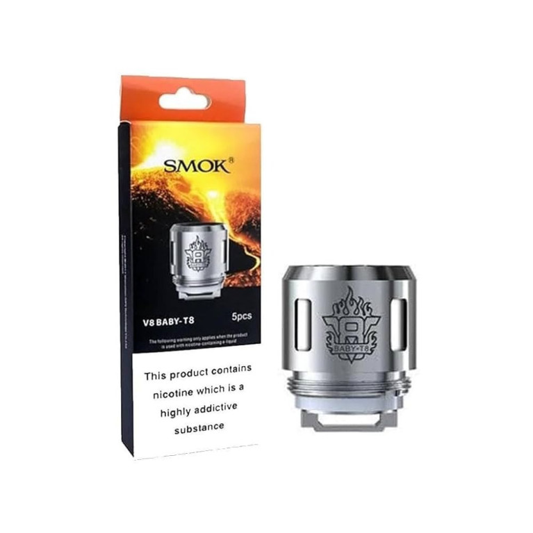 Résistance TFV8 Baby de la marque Smok chez Klopina