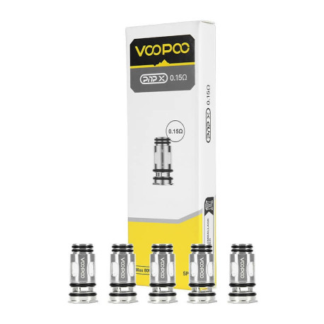 Lot de 5 Résistances PnP-X de la marque Voopoo